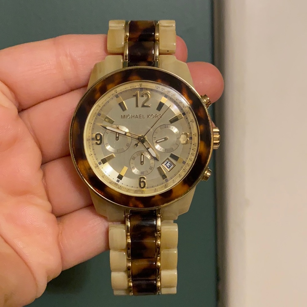 Michael Kors turtle shell watch